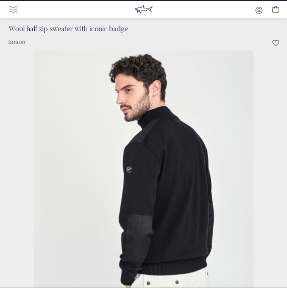 Jack and Shark Virgin Wool Sweater - Picture 3 of 4